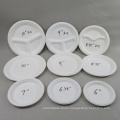 Degradable disposable 8 inch Ribbed Sugarcane bagasse Plate